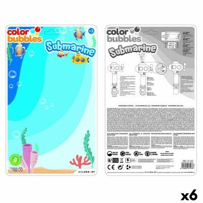 Jeu de Bulles de Savon Colorbaby 14 x 28 x 7,5 cm (6 Unités)
