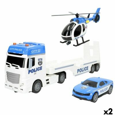 Camion Autotransporteur Speed & Go 55 x 17 x 12 cm (2 Unités)