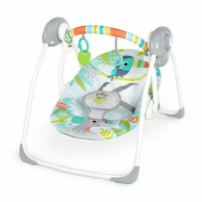 Fauteuil à Bascule Ingenuity Compact portable swing Multicouleur animaux