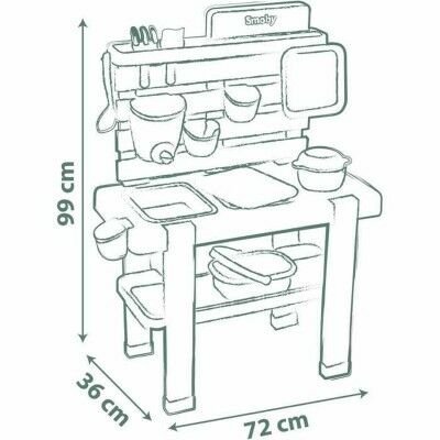 Cuisinière jouet Smoby Life - Mud Kitchen