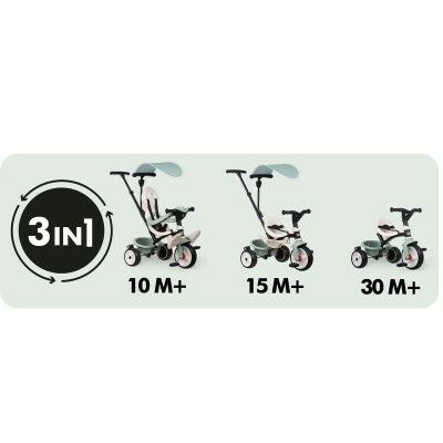 Tricycle Smoby S.Life Balade Multicouleur