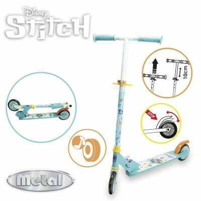Trottinette Smoby Stitch 2R Bleu Métal Plastique