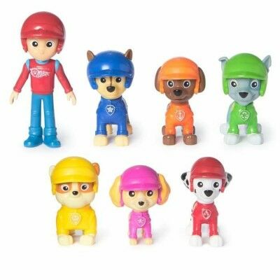 Figure à Collectionner Spin Master MULTIPACK DE 7 FIGURAS DE RUEDAS DE RESCATE DE PAW Patrol
