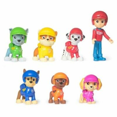 Figure à Collectionner Spin Master MULTIPACK DE 7 FIGURAS DE RUEDAS DE RESCATE DE PAW Patrol