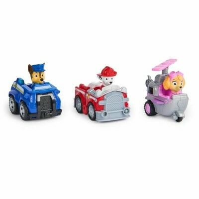 Accessoires pour poupées Spin Master PACK DE 3 VEHÍCULOS DE FRICCIÓN RETRO Paw Patrol Rouge