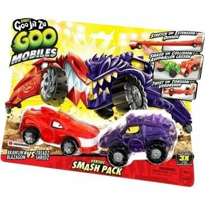 Figurine d'action Moose Toys GOO MOBILES - BLAZAGON VS TREADS SHREDZ Rouge