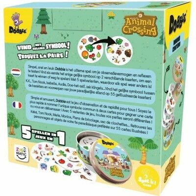 Jeu de société Asmodee Dobble : Animal Crossing