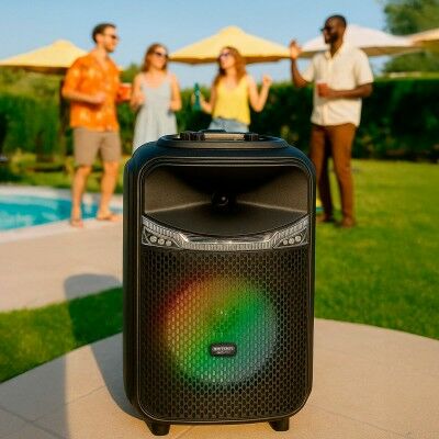 Enceinte avec Microphone Karaoké Bontempi Plastique 27 x 40 x 25 cm (2 Unités)