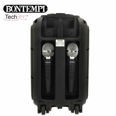 Enceinte avec Microphone Karaoké Bontempi Plastique 27 x 40 x 25 cm (2 Unités)
