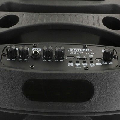 Enceinte avec Microphone Karaoké Bontempi Plastique 34 x 50 x 29 cm (2 Unités)