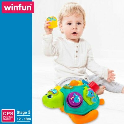 Jouet à tirer Winfun 23 x 12 x 23 cm Tortue Multicouleur (2 Unités)