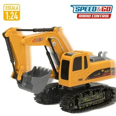 Pelleteuse radiocommandée Speed & Go 1:24 4 Unités