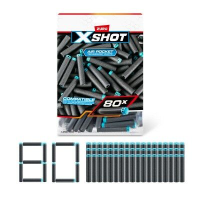 Fléchettes Zuru  X-Shot 80 Unités