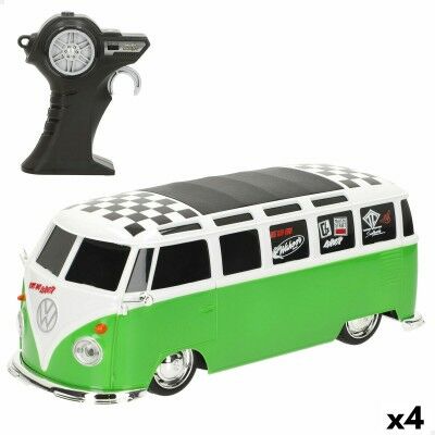 Voiture Télécommandée Volkswagen COMBI 20 x 8 x 9 cm (4 Unités)