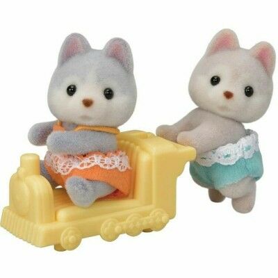 Figurine d’action Sylvanian Families Los gemelos Husky