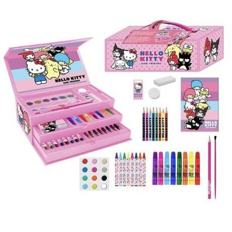 Boîte d’Activités pour coloriage Hello Kitty Rose