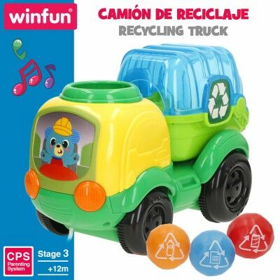 Jouet à tirer Winfun 25 x 17 x 12 cm (4 Unités)