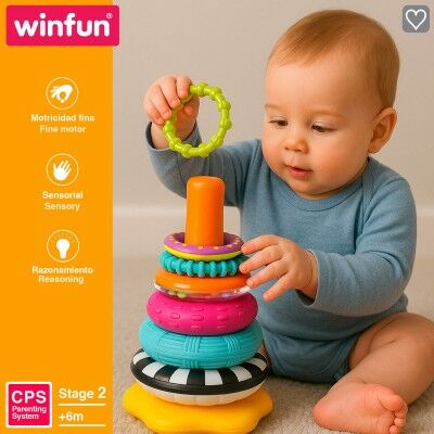 Blocs Empilables Winfun 13 x 20 x 13 cm (6 Unités)