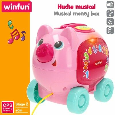 Jouet à tirer Winfun 17 x 16 x 13 cm (4 Unités)