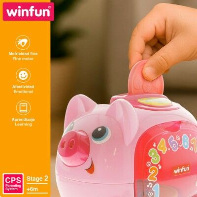 Jouet à tirer Winfun 17 x 16 x 13 cm (4 Unités)