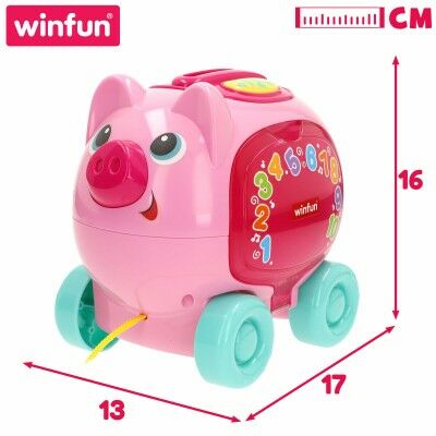 Jouet à tirer Winfun 17 x 16 x 13 cm (4 Unités)