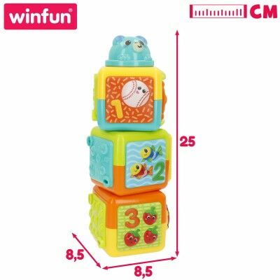 Blocs Empilables Winfun 8,5 X 25 X 8,5 CM (6 Unités)