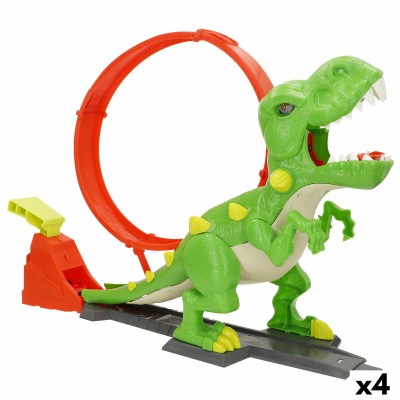 Piste de course Teamsterz 58 X 35 X 13 CM (4 Unités)