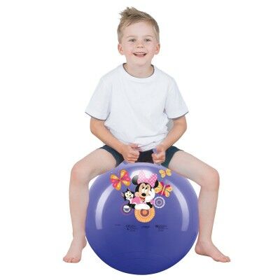 Boule à sauter Minnie Mouse Violet (10 Unités)