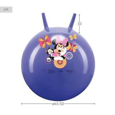 Boule à sauter Minnie Mouse Violet (10 Unités)