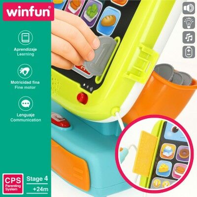 Caisse Enregistreuse en Bois avec Accessoires Winfun 24 X 23 X 11 CM (2 Unités)