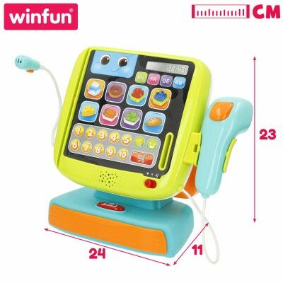 Caisse Enregistreuse en Bois avec Accessoires Winfun 24 X 23 X 11 CM (2 Unités)