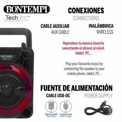 Enceinte avec Microphone Karaoké Bontempi 12 Unités