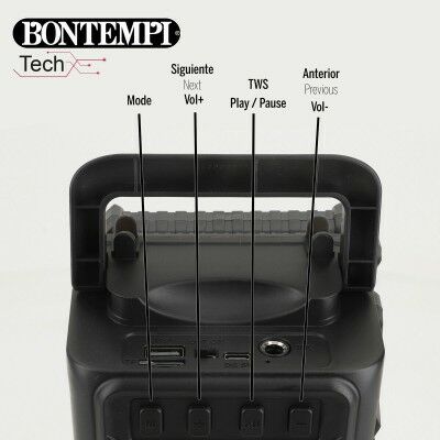 Enceinte avec Microphone Karaoké Bontempi 12 Unités