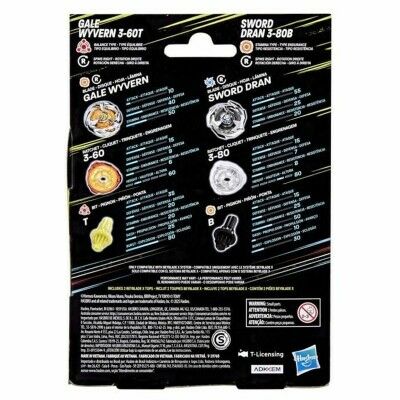 Jeu d’habileté Hasbro Gale Wyvern 3-60T y Sword Dran 3-80B