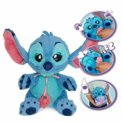 Jouet Peluche Stitch 10,30 x 19 x 11,20 cm Multicouleur Plastique