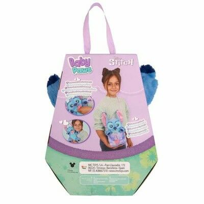 Jouet Peluche Stitch 10,30 x 19 x 11,20 cm Multicouleur Plastique
