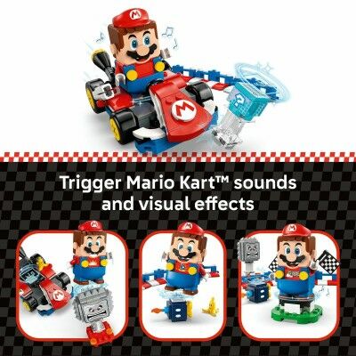 Set de construction Lego 72043 Interactive LEGO Mario and Standard Kart 278 Pièces