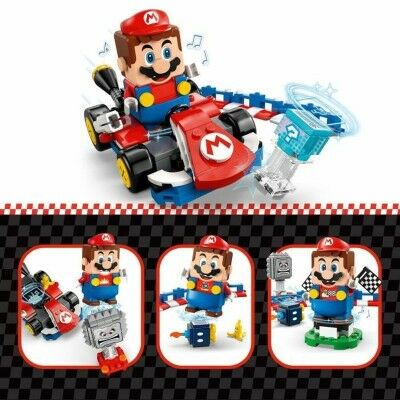 Set de construction Lego 72043 Interactive LEGO Mario and Standard Kart 278 Pièces