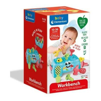 Playset Baby Clementoni 17042 Boîte à outils (9 pcs)