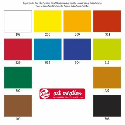 Set de peintures aquarelle Talens Art Creation POCKET BOX