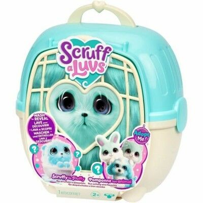 Animal en Peluche Moose Bleu Plastique