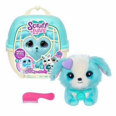 Animal en Peluche Moose Bleu Plastique