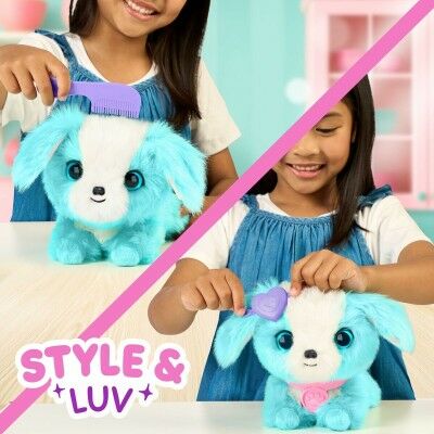 Animal en Peluche Moose Bleu Plastique