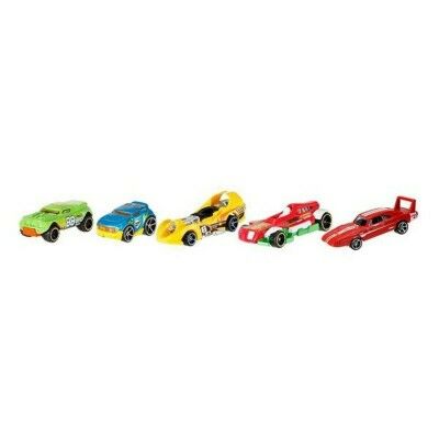 Lot de 5 Voitures Hot Wheels 1806 Multicouleur Orange