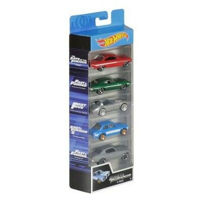 Lot de 5 Voitures Hot Wheels 1806 Multicouleur Orange