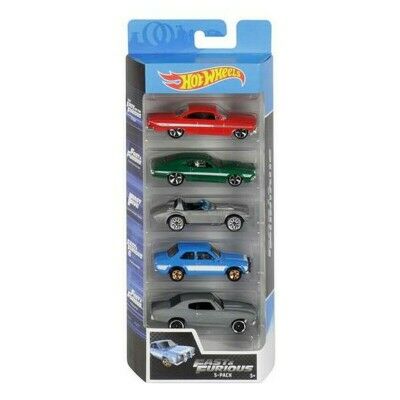 Lot de 5 Voitures Hot Wheels 1806 Multicouleur Orange