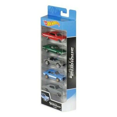 Lot de 5 Voitures Hot Wheels 1806 Multicouleur Orange