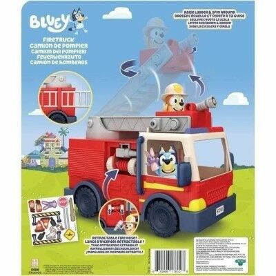 Camion de Pompiers Moose Toys Camión de bomberos de Bluey Rouge rouge