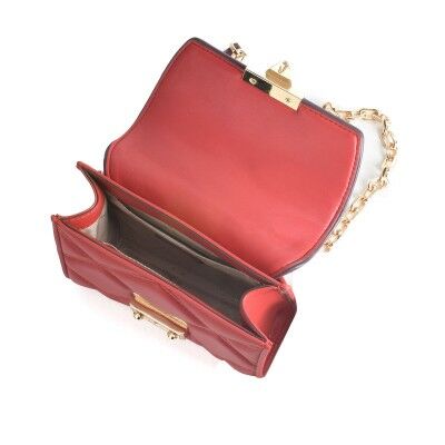 Sac-à-main Femme Michael Kors 35F2GNRC1T-CHILI-MULTI Rouge 19 x 14 x 7 cm Sac-à-main Femme Michael Kors 35F2GNRC1T-CHILI-MULTI Rouge 19 x 14 x 7 cm