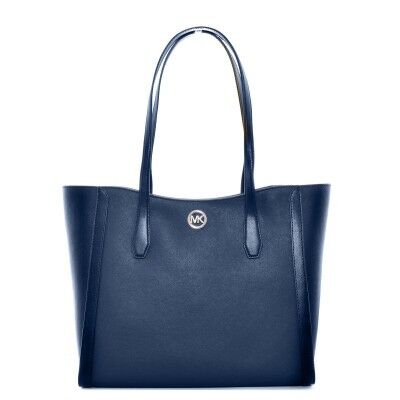 Sac à main Michael Kors Leida Bleu 33 X 30 X 12 CM